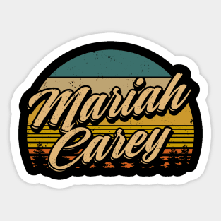 Classic Name Mariah Vintage Styles Christmas 70s 80s 90s Sticker